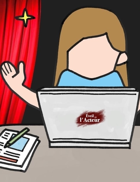 cours de theatre chant à distance en ligne acteur comédien actrice cinéma atelier stage formation école prof adulte Éveil de l'Acteur
